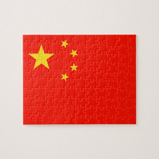 China-Flagge - hohe Qualität Puzzle (Horizontal)