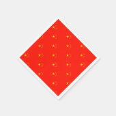 China-Flagge - hohe Qualität Serviette (Ecke)