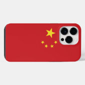 China-Flagge iPhone Hülle (Rückseite (Horizontal))