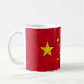 China-Flagge Kaffeetasse (Links)