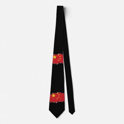 China-Flagge Krawatte (Vorderseite)