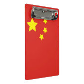China-Flagge Mini Klemmbrett (Schrägansicht)
