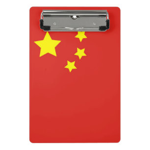 China-Flagge Mini Klemmbrett