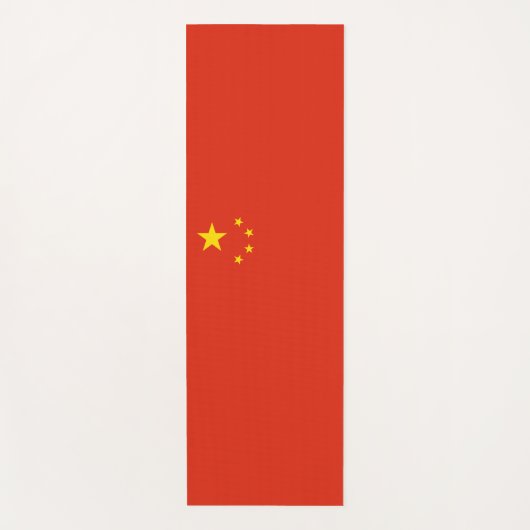 China-Flagge Yoga Mat Yogamatte (Vorderseite)