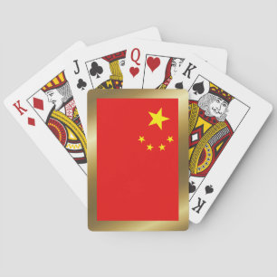 China-Flaggen-Spielkarten Spielkarten
