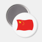 China-Flaggenmagnet Magnet (Vorderseite/Rückseite)