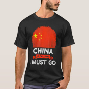 China fordert, dass ich das chinesische Flaggenerb T-Shirt