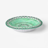 China für antike grüne Imitate Pappteller (Gewinkelt)
