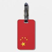 China Gepäckanhänger (Rückseite vertikal)