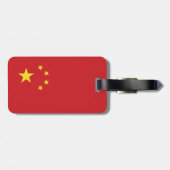 China Gepäckanhänger (Rückseite horizontal)
