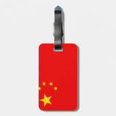 China Gepäckanhänger (Rückseite vertikal)