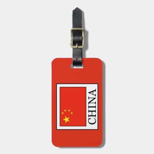 China Gepäckanhänger (Vorderseite vertikal)