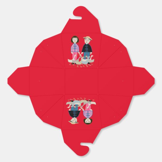 China Geschenkschachtel (Ungeklappt)
