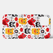 China Glückskatze, Drache und Panda Case-Mate iPhone Hülle (Rückseite (Horizontal))