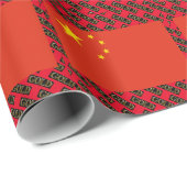 CHINA GOLD GESCHENKPAPIER (Rolleneckpunkt)
