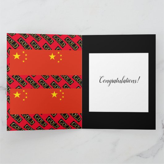 CHINA GOLD KARTE (Innenseite)