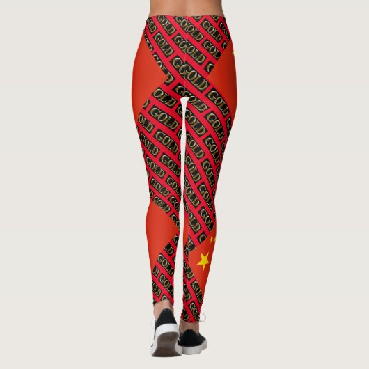 CHINA GOLD LEGGINGS (Rückseite)