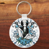 "China" Gothic Retro Blume Fairy Schlüsselanhänger (Vorderseite)