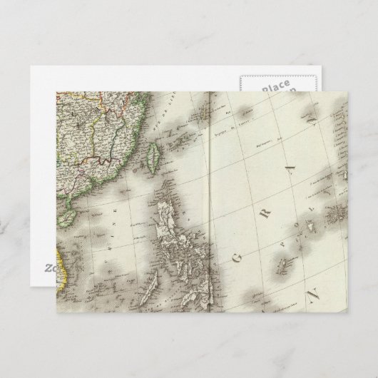 China Gravur Karte (Vorne/Hinten)