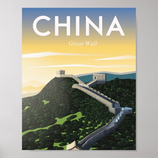 China Große Mauer der China Poster (Vorne)