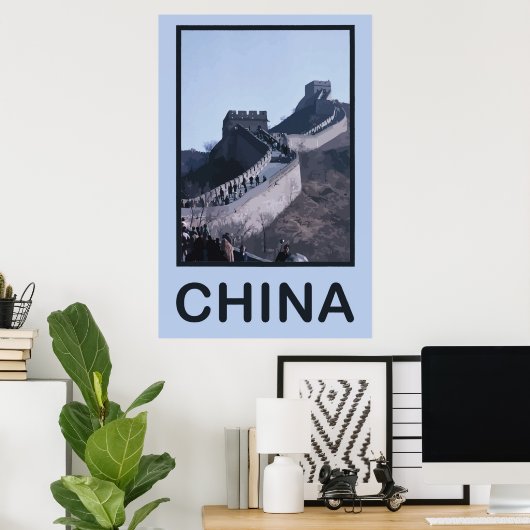 China große Mauer der China Poster (Heimbüro)