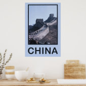 China große Mauer der China Poster (Küche)