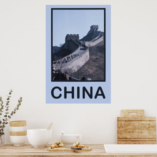 China große Mauer der China Poster (Küche)