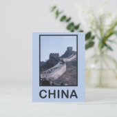 China große Mauer der China Postkarte (Stehend Vorderseite)