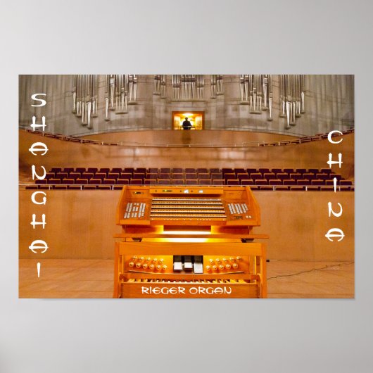 China größtes Orgelposter Poster (Vorne)