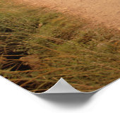 China, Guangxi. Yangzhou, Fahrrad auf dem Land Poster (Ecke)