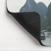 China, Guilin, Li River, Binnenschiffe Mousepad (Ecke)