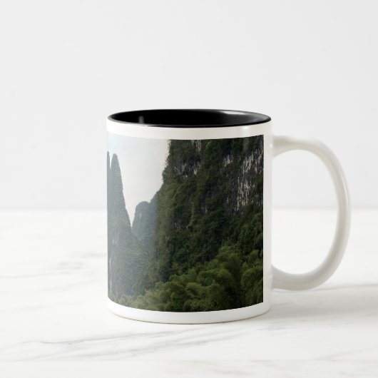 China, Guilin, Li River, Binnenschiffe Zweifarbige Tasse (Rechts)