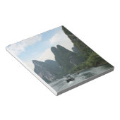 China, Guilin, Li River, Flussboote entlang der Kü Notizblock (angewinkelt)