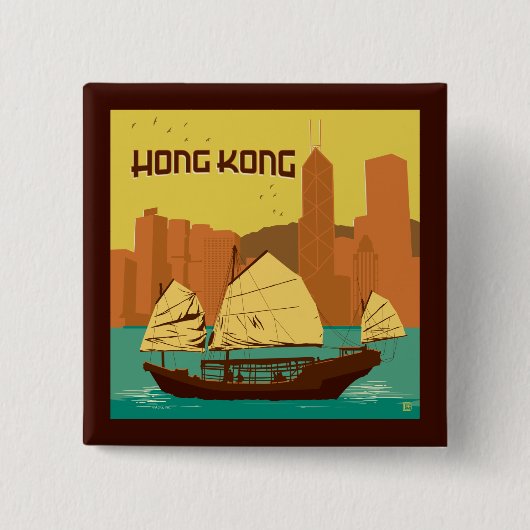 China | Hongkong Button (Vorderseite)