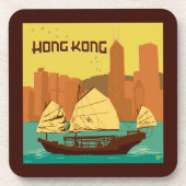 China | Hongkong Getränkeuntersetzer (Vorderseite)