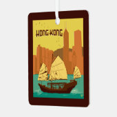 China | Hongkong Ornament Aus Metall (Vorderseite links)