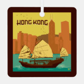 China | Hongkong Ornament Aus Metall (Rückseite)