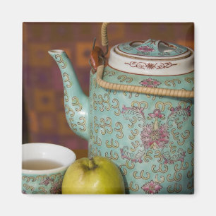 China, Hongkong. Traditionelle chinesische Teekann Magnet