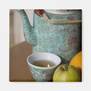 China, Hongkong. Traditionelles chinesisches Teeka Magnet