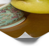 China, Hongkong. Traditionelles chinesisches Teeka Poster (Ecke)