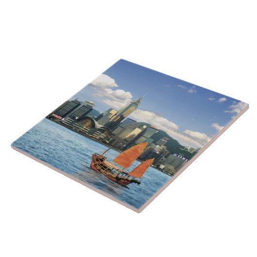 China; Hongkong; Victoria Harbour HafenA Fliese (Seite)