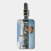 China; Hongkong; Victoria Harbour HafenA Gepäckanhänger (Vorderseite vertikal)