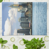 China; Hongkong; Victoria Harbour HafenA Küchentuch (Gefaltet)