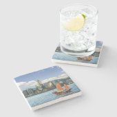 China; Hongkong; Victoria Harbour HafenA Steinuntersetzer (Seitenansicht)