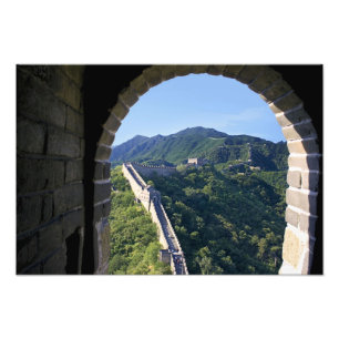 China, Huairou-Landkreis, Mutianyu-Bereich Fotodruck