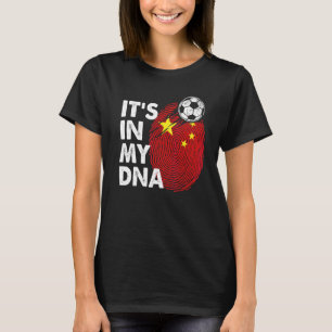 China in der China der DNA-chinesischen Flaggengru T-Shirt