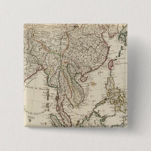 China, Indien, Asien Button (Vorderseite)