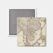 China, Indien, Asien Magnet (Vorderseite/Rückseite)