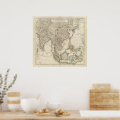 China, Indien, Asien Poster (Küche)