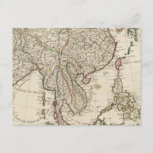 China, Indien, Asien Postkarte